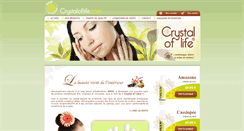 Desktop Screenshot of crystaloflife.com